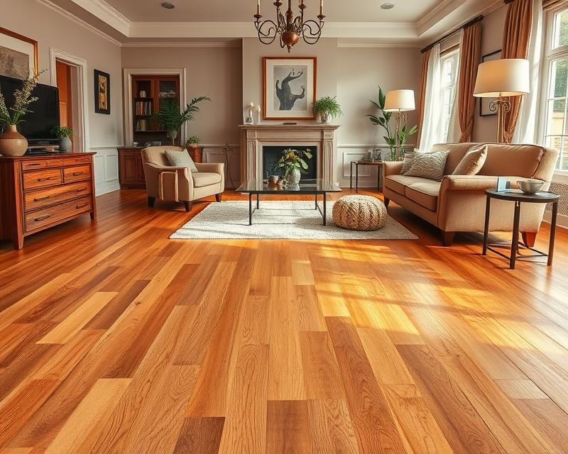 Drewniana podłoga do salonu: trwałość, estetyka i aranżacja