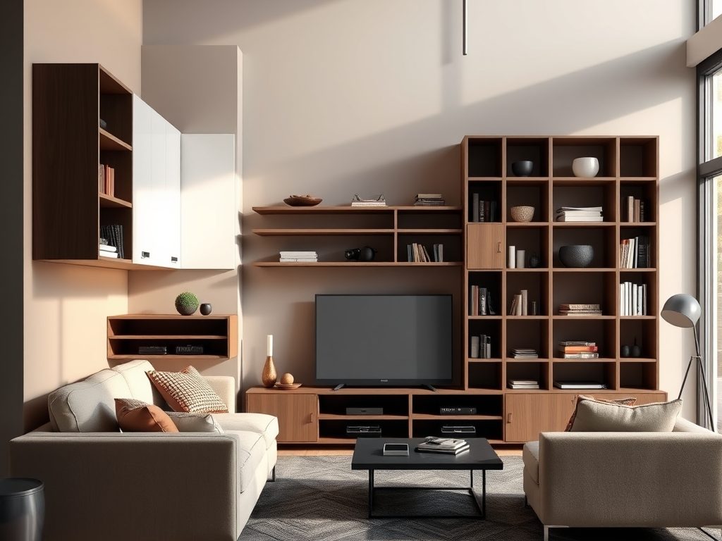 Meble modułowe a przechowywanie: jak zaplanować funkcjonalną i elastyczną organizację wnętrza