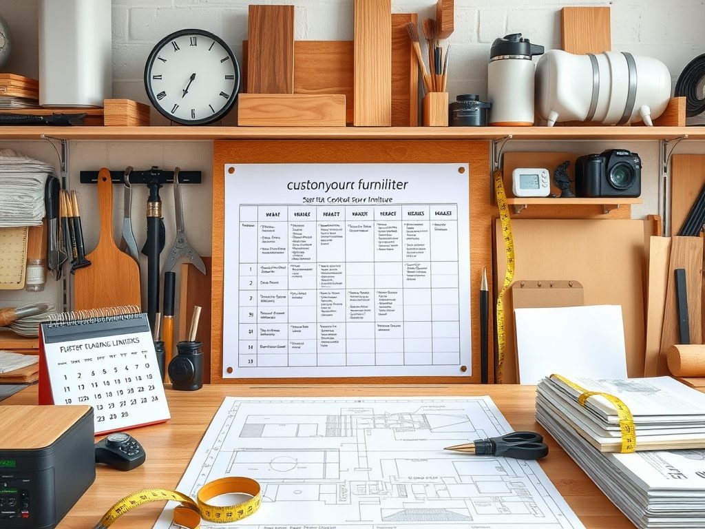 Meble na wymiar a terminy realizacji: jak zaplanować proces i uniknąć opóźnień krok po kroku